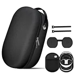 PSVR2 case offers a precise fit for your PSVR2 headset and controllers, ensuring a snug and secure storage solution. It also provides dedicated space for essential accessories like charging cables, allowing for a neat and organized setup.